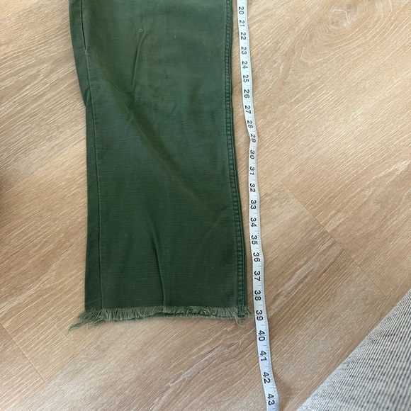 26” waist distressed green pants high rise unique - Picture 12 of 16